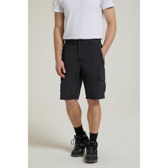 Mountain Warehouse Mens Explore Cargo Shorts (Black) - Image 1