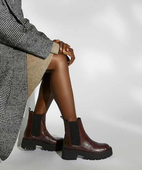 Dune Ladies PASTO Tractor-Sole Leather Chelsea Boots PASTO