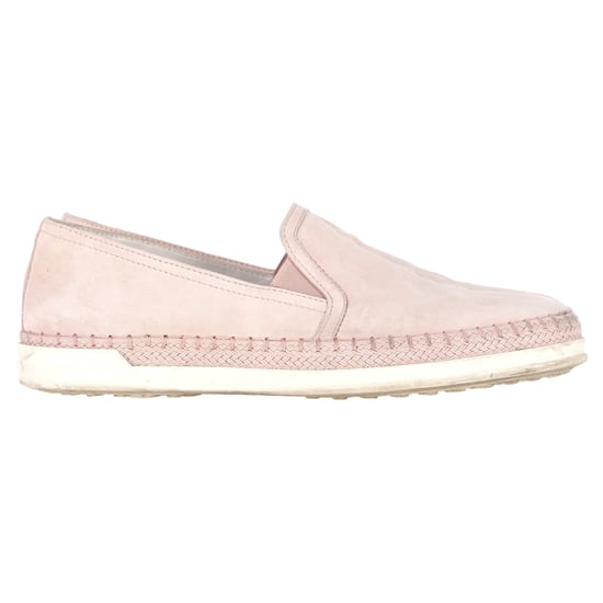 Tod's Slip-On Sneakers in Pastel Pink Suede - Image 1