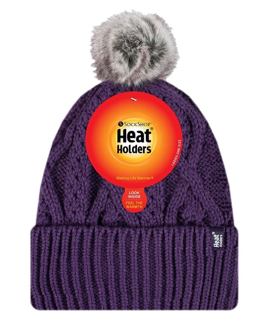 Gorro de mujer con puño de canalé y forro polar - Image 2