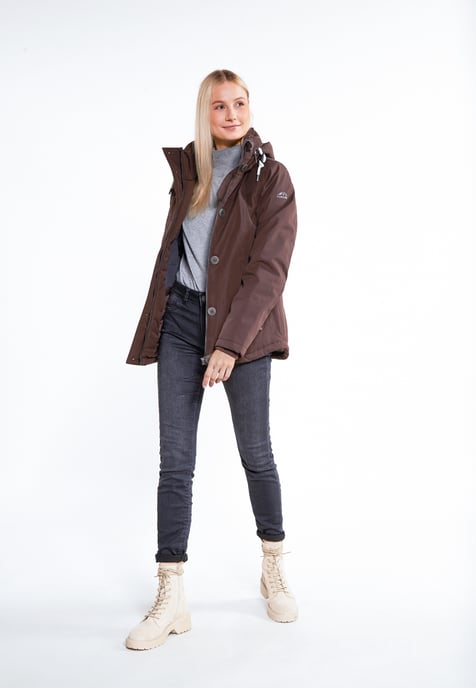 ICEBOUND Winter jacket women dark brown - Image 2