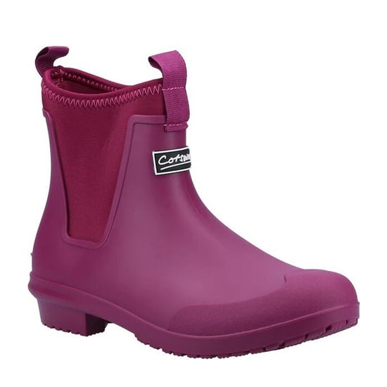 Cotswold Womens/Ladies Grosvenor Wellington Boots (Berry) - Image 3