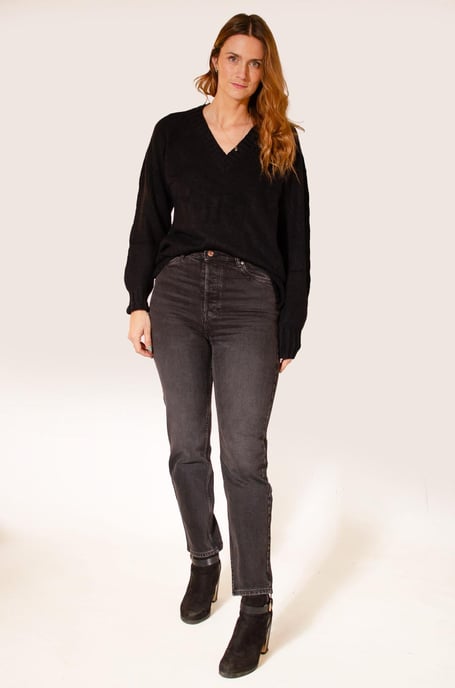 Supersoft Ribbed Trim Jumper