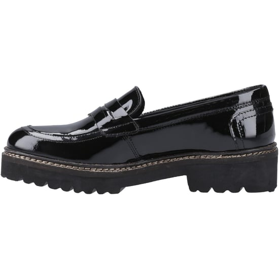 Pod Kenny Leather Women's Black Patent Loafers - Image 4