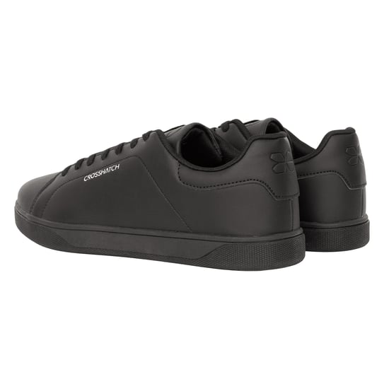 Crosshatch Mens Judas Trainers (Black) - Image 2