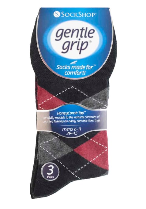Gentle Grip - Calcetines no elásticos Gentle Grip 6 pares - MGG39 - Image 2