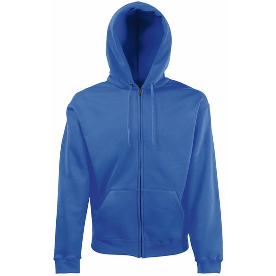Fruit Of The Loom Mens Premium 70/30 Hooded Zip-Up Sweatshirt / Hoodie (Royal Blue) - Image 1