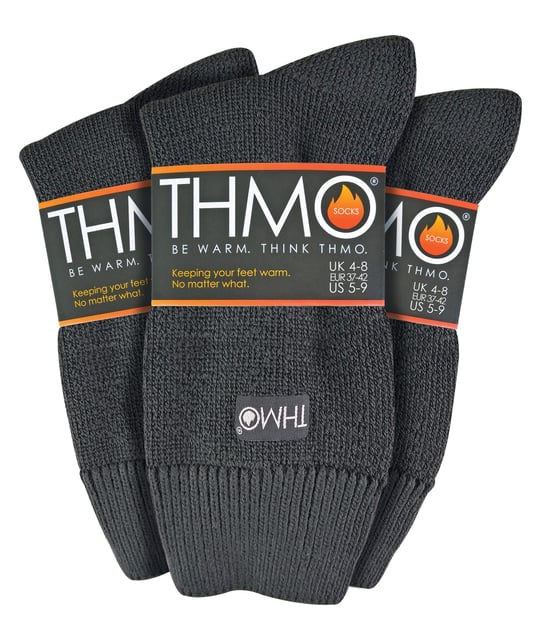 THMO - 3 Pack Multipack Calcetines gruesos de invierno para mujer con parte superior de confort - Image 1