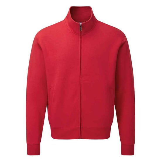 Russell Mens Authentic Sweat Jacket (Classic Red) - Image 1