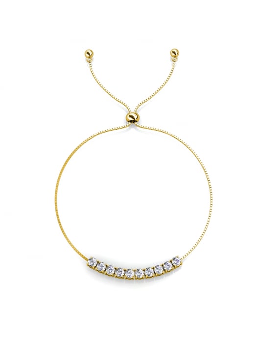 Conjunto Mia Cristal Redondo - Oro y Cristal - Image 5