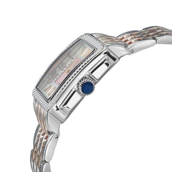 GV2 Padova Women's 12302B Swiss quartz Silver Dial Two Tone Stainless Steel Diamond Watch