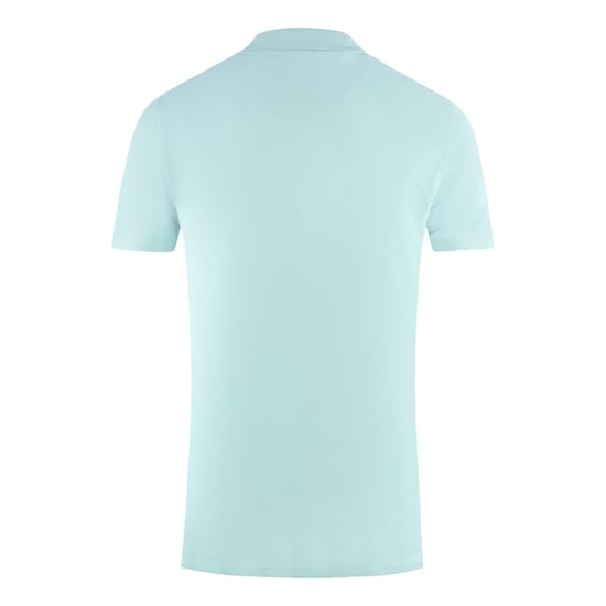 Polo azul claro con escudo de Aquascutum London - Image 2
