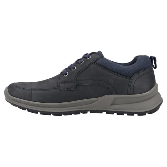 Hush Puppies Mens Adam Nubuck Lace Up Trainers (Navy) - Image 3