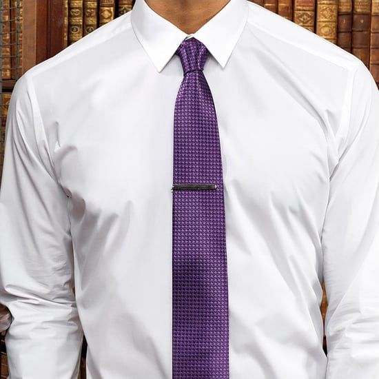 Premier Mens Puppy Tooth Formal Work Tie (Purple) - Image 2