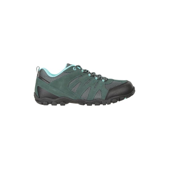 Mountain Warehouse Womens/Ladies Outdoor II Suede Walking Shoes (Dark Grey/Petrol)