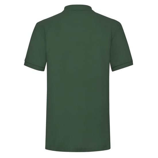 Fruit of the Loom Mens Polycotton Pique Heavy Polo Shirt (Bottle Green) - Image 2