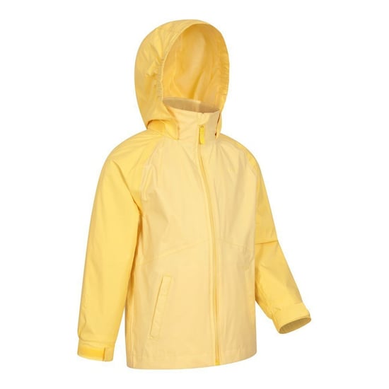 Mountain Warehouse Childrens/Kids Torrent II Waterproof Jacket (Pale Yellow) - Image 4