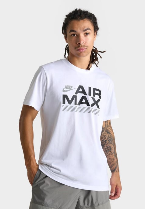 Camiseta Nike Air Max Graphic Blanco, Hombre - Image 1