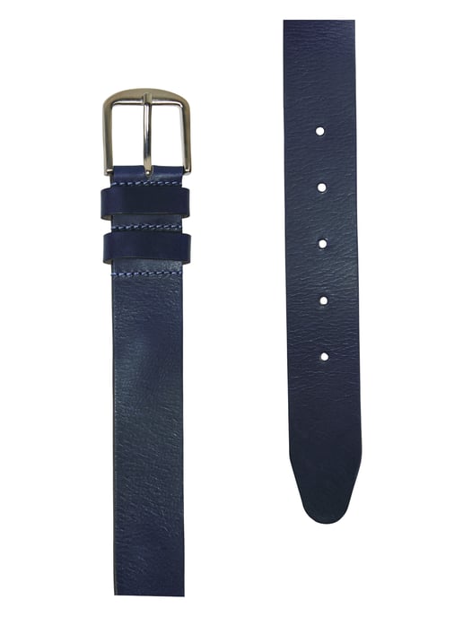 Petrol Industries - Leather Belt Men - Blue black - Image 2