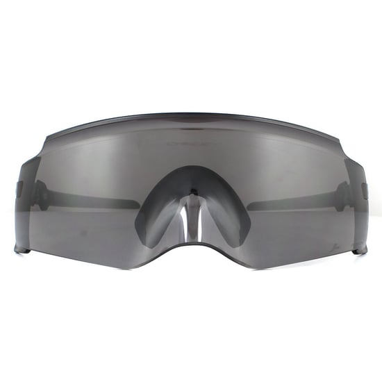 Gafas de sol Oakley Wrap para hombres en negro pulido con lentes Prizm Black - Image 1