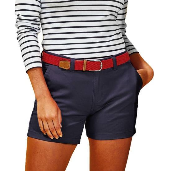 Asquith & Fox Womens/Ladies Classic Fit Shorts (Navy) - Image 2