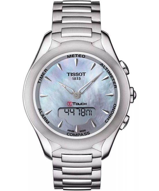 Tissot T-touch Solar Women's Silver Watch T0752201110100 - Image 1