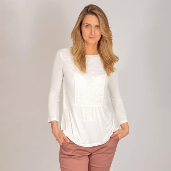 Jersey Embroidered Spot Top