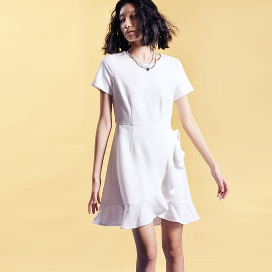 Short skater dress with frills - Image 6