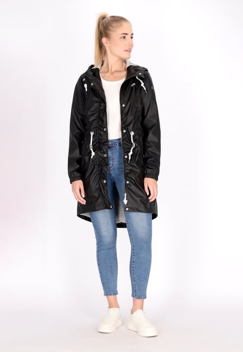Schmuddelwedda raincoat women black - Image 2
