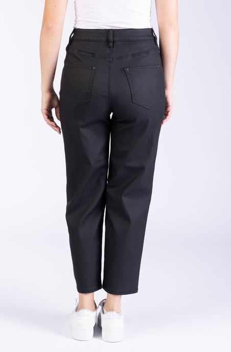 Baggy Ladies Trousers Black Wide Leg