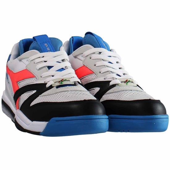 Zapatillas Diadora Duratech Elite Paura Hombre Blanco/Azul - Image 1