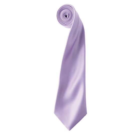 Premier Unisex Adult Colours Satin Tie (Lilac) - Image 1