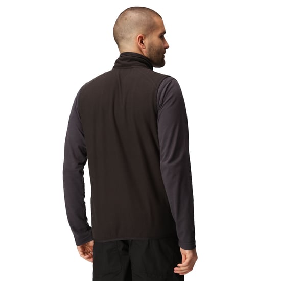 Regatta Mens Navigate Fleece Gilet (Black/Seal Grey) - Image 3