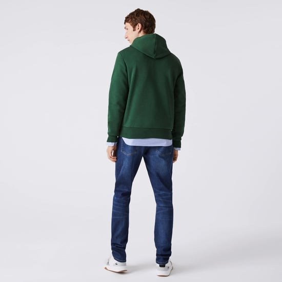 Lacoste fleece hoodie for men