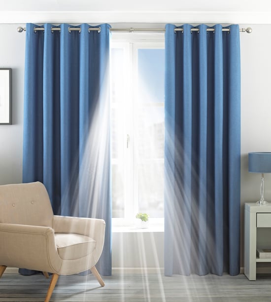 Cortinas Ojal Blackout Twilight en Denim - Image 1