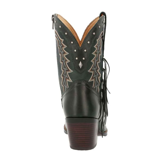 Durango Crush Bootie Leather Women's Saddle Brown/Denim Blue Boots - Image 2