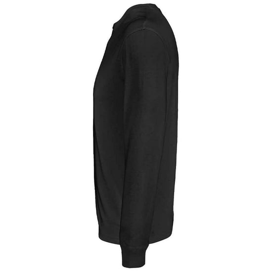 SOLS Unisex Adult Pioneer Organic Cotton Long-Sleeved T-Shirt (Deep Black) - Image 2