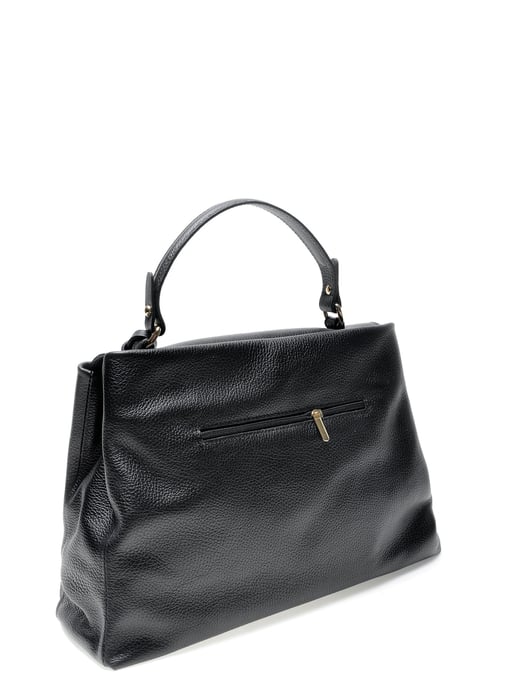 Luisa Vannini SS22 LV 1782T Black Leather Bag - Image 2