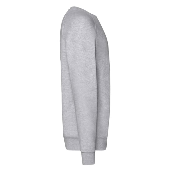 Fruit of the Loom Unisex Adult Lightweight Raglan Sweatshirt (Heather Grey) - Image 3