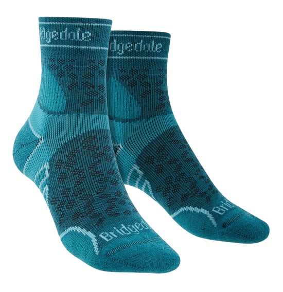 Bridgedale - Calcetines ligeros de merino para mujer - Teal - Image 1