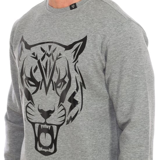 FIPSG604 men's long-sleeved crew-neck sweatshirt
