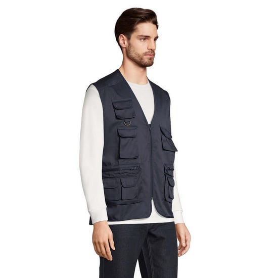 SOLS Mens Reporter Body Warmer (Navy) - Image 3