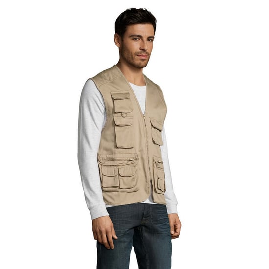 SOLS Mens Reporter Body Warmer (Rope) - Image 3