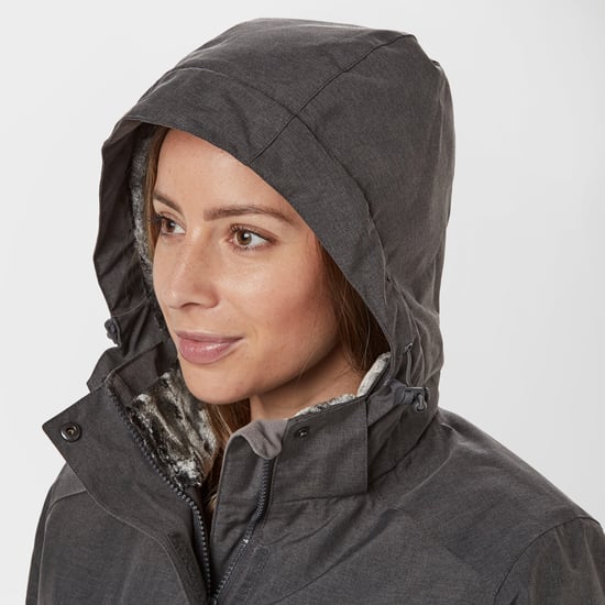 Peter Storm Women's Husky Waterproof Faux Fur Lined Jacket with Hood, Winter Coat