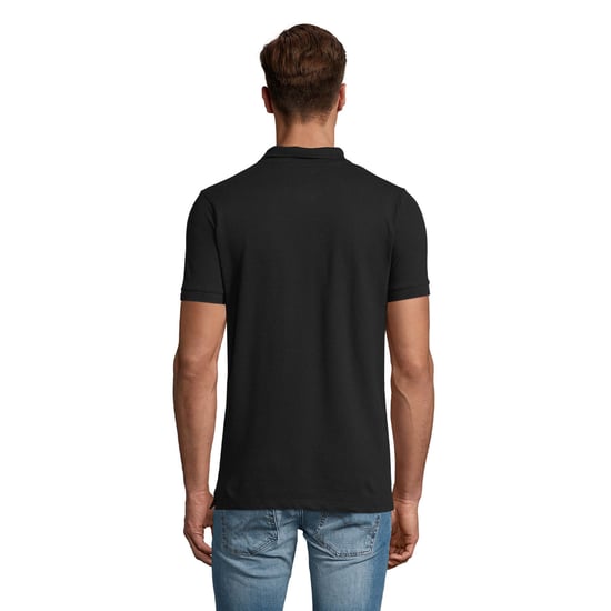 SOLS Mens Phoenix Polo Shirt (Black) - Image 2