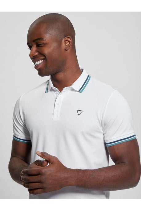 Polo Piqué Deportivo Blanco - Image 2