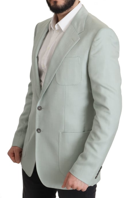Blazer de Cachemira Verde para Hombre de Dolce & Gabbana - Image 2