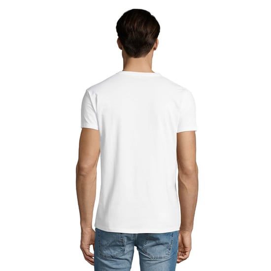 SOLS Mens Imperial V Neck T-Shirt (White) - Image 2