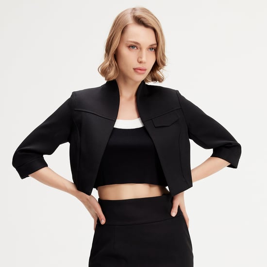 Minimalist crop jacket - Image 2