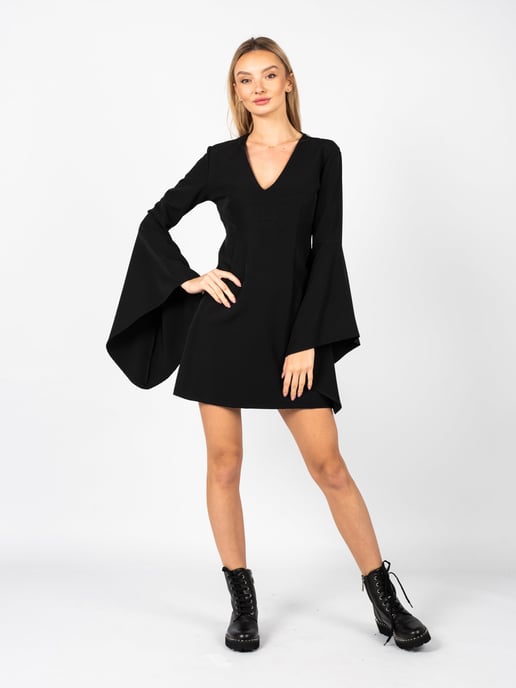 Vestido La Haine Inside Us LW608 Mujer Negro - Image 2